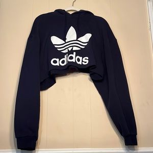 Adidas Cropped Sweatshirt - Size M